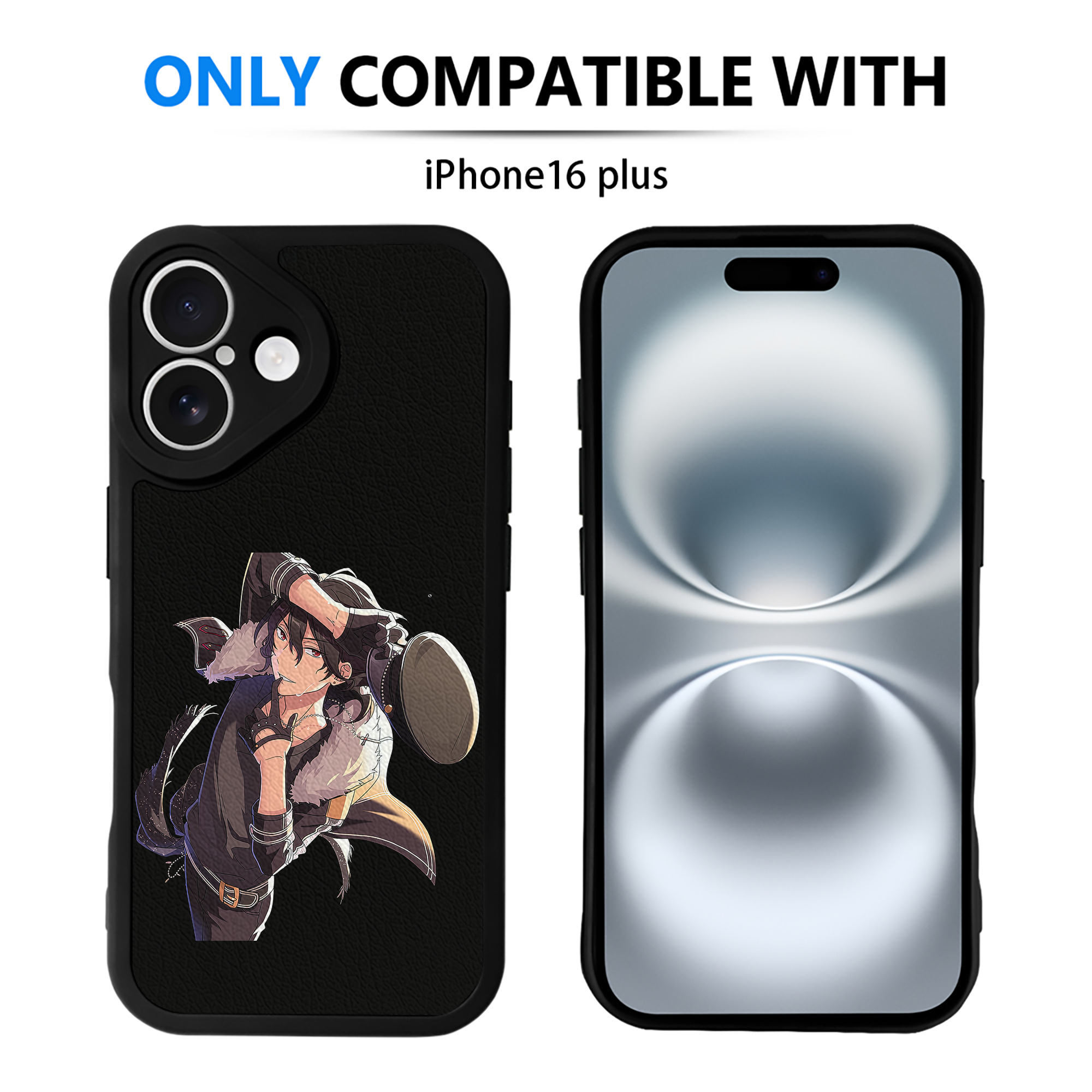 （画像用） あんさんぶるスターズ! Ensemble Stars 【iPhone 16シリーズ対応】シリコンスマホケース（レザー調） 材質：シリコン